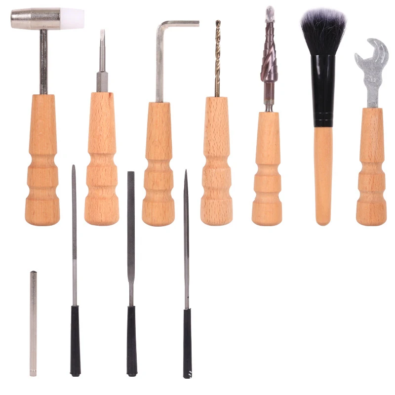 Guitar Mandolin Banjo Bass Repair Maintenance Tools Luthier Guitarist DIY Tools with Storage Bag