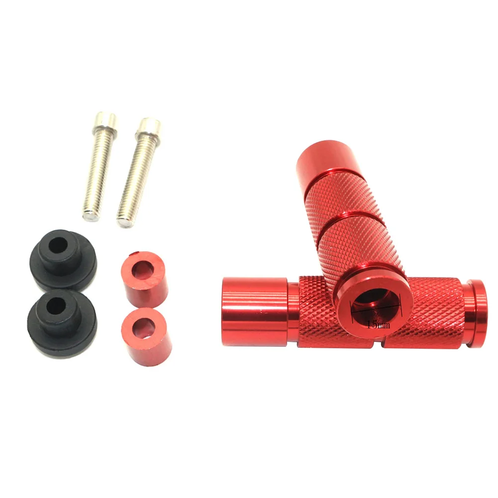 2 Pcs Parts Foot Pedal Round Universal Extension Pegs Motorcycle Durable Footrest Accessories Tools Aluminum Alloy Replacement | Автомобили