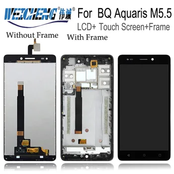 

WEICHENG For BQ Aquaris M5.5 LCD Display Touch Screen Mobile Phone Digitizer Assembly For BQ M5.5 LCD Replacement+Free Tools