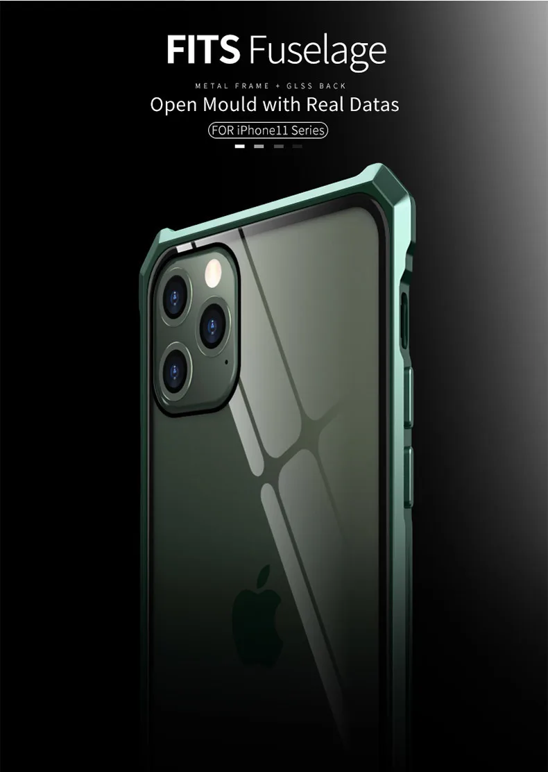 Металлический край противоударный дизайн прозрачный чехол для IPhone 11 Pro XS XR Max Coque на IPhone 11 чехол