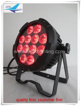 

2/lot Wedding Stage Lighting 12x18W Outdoor RGBWA UV 6in1 par led light Waterproof No Fan Silent flat par led