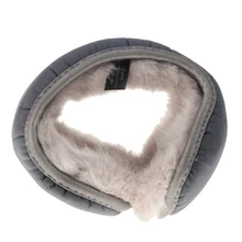 Компактные зимние наушники с флисовой подкладкой для мужчин и женщин; водонепроницаемые теплые наушники