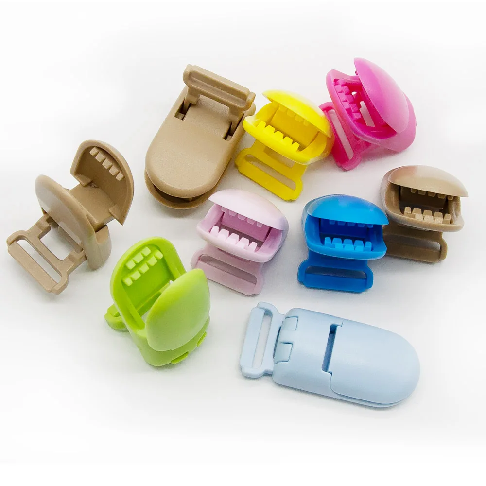 Cute-Idea Plastic Clip Cord Silicone Beads Food Grade Teething DIY Accessories Pacifier Chain BPA FREE Chewable Baby Product Toy 3