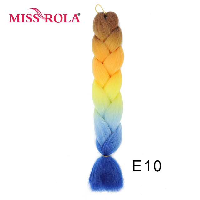 New Colors Synthetic Glowing Hair Twist Braids Ombre Color For white Women Braiding Hair Extensions Jumbo Braids KaneKalon Hair E10