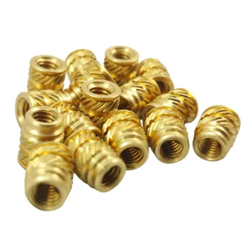 

M3-0.5 Nuts Brass Threaded Metal Screw Insert Fasteners Hex Replacement