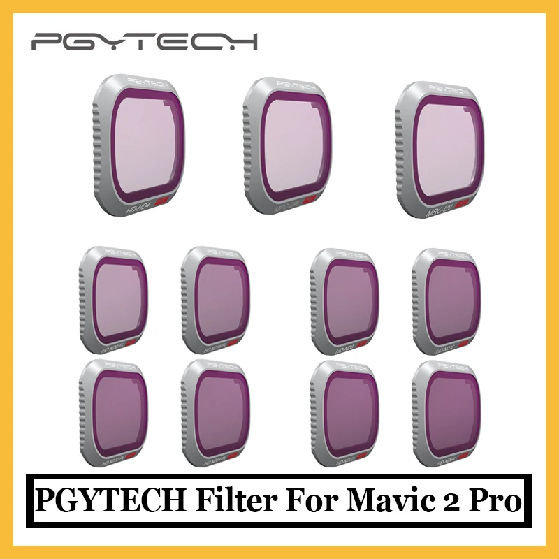 Фильтр PGYTECH для DJI Mavic 2 Pro UV ND4 CPL NDPL 8 16 32 64 ND фильтры объектива камеры Аксессуары