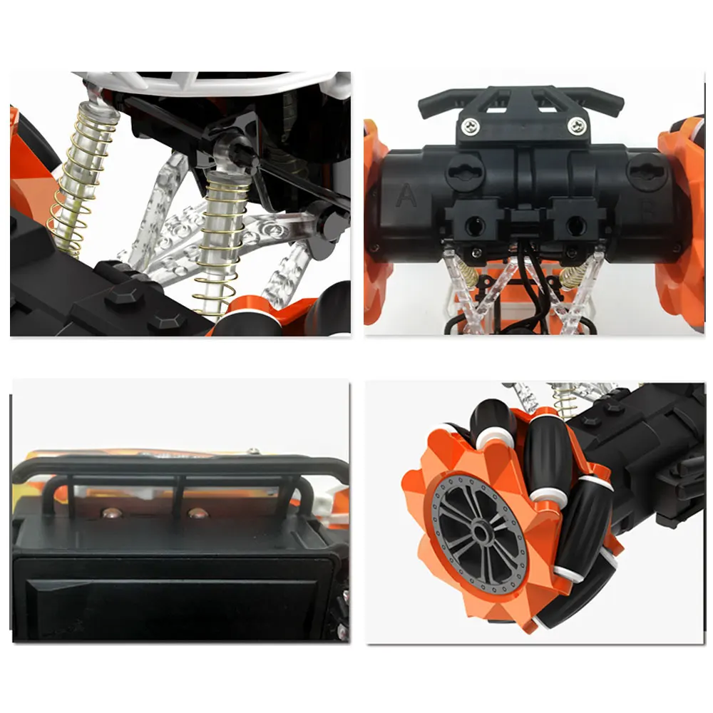 4WD радиоуправляемая Игрушечная машина 1:16 2,4 г Дрифт Альпинизм беспроводной трюк rc автомобиль с Mecanum колесо Горизонтально дрейф внедорожный свет музыка