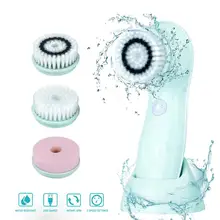 Miji Mila щетка для чистки лица водонепроницаемая и Кремниевая щетка для чистки лица электрическая массажер глубокое очищение кожи щетка для массажа лица