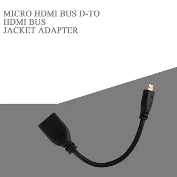 

1080P Micro Hdmi Male D to Hdmi Female a Jack Adapter Cable Convertor Adapter Polybag Multimedia Combination HDMI1.4 ONLENY