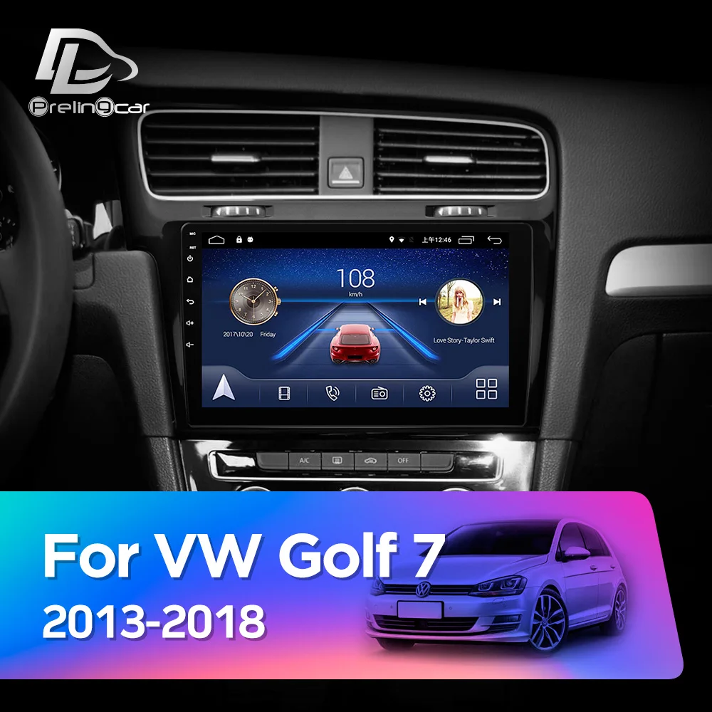  4G Lte Android 9.0 Car multimedia navigation system GPS player For Volkswagen VW Golf 7 2013-18 yea