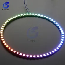 7-60 Бит Цифровой WS2812 RGB светодиодный кольцевой полноцветный подсветка WS2812 5050 SMD СВЕТОДИОДНЫЙ s-модуль микроконтроллер DC 5 В для Arduino
