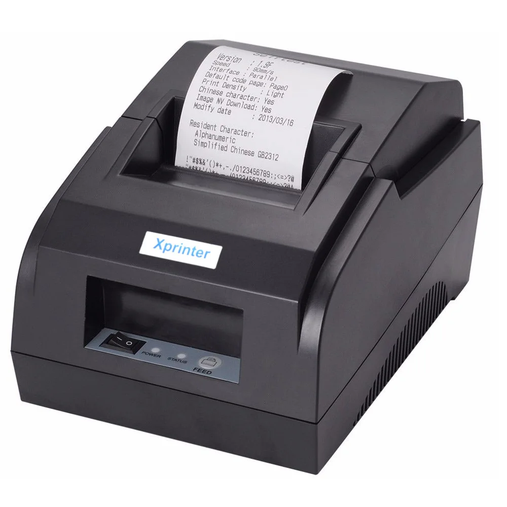 POS Термальный Принтер Мини 58 мм USB POS чековый принтер Термальный чековый билетный принтер для Resaurant супермаркет магазин - Цвет: Printer