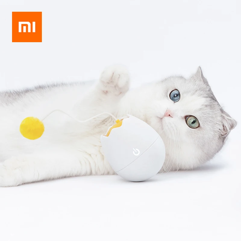 Электронная движущаяся игрушка Xiaomi FURRYTAIL Интерактивная для кошек в форме яичницы