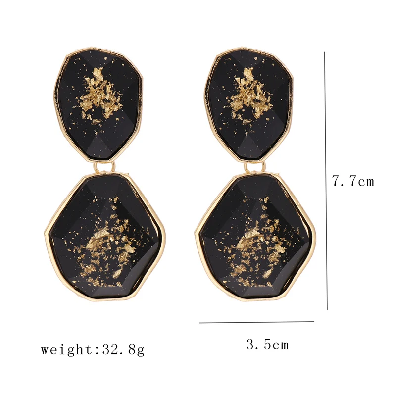FASHIONSNOOPS Unique Drop Earrings For Women Earrings Jewelry Statement Resin Acrylic Earrings Party Gifts Drop Shipping FASHIONSNOOPS Unique Drop Earrings For Women Earrings Jewelry Statement Resin Acrylic Earrings Party Gifts Drop Shipping