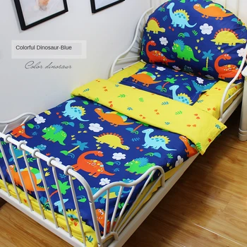 

160 * 100cm Cotton Twill Cartoon Dinosaur Printed Fabric Sewing Baby Quilt Cover Bed Sheet Clothes Pants