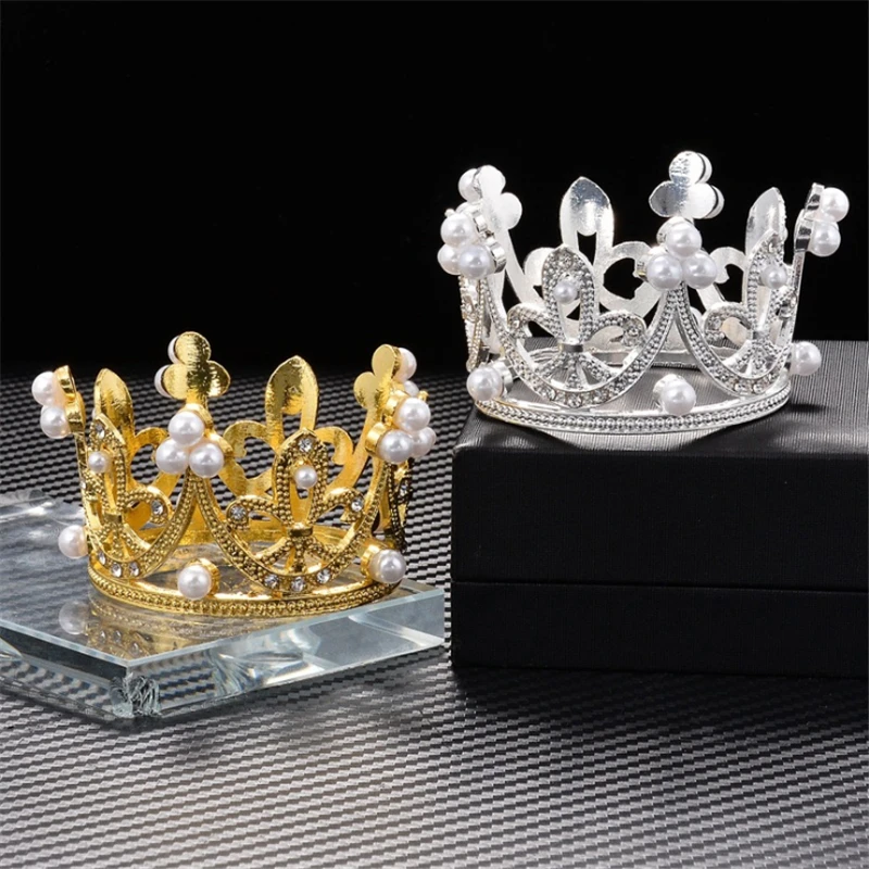 Cute Small Tiaras Hair ornament Bridal Jewelry Doll Decoration For Girls and Boys