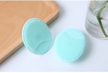 

Aush New Face Skin Care Tools 1pcs Face Brush Deep Pore Cleansing Silicone Exfoliating Facial Massage Cleansing HOT