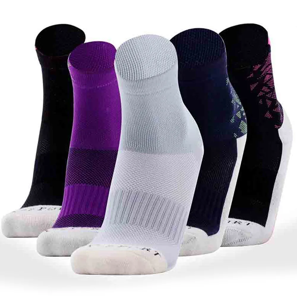 

Vessos Football Socks Female Sport Breathable Colorful Gym Sports Sock Silica Gel 1pcs Nylon