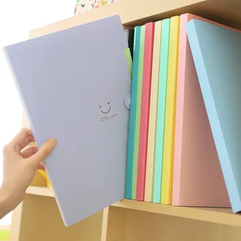 

Exquisite A4 Cute Candy-Colored Multilayer 5 Into Stationery Folder Folder File Holder File Holder