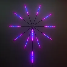 

2022 New Year LED Sound Control Symphony Firework Light DIY Firework Ambient Dream Wedding Xmas Music Control Dream Meteor Light