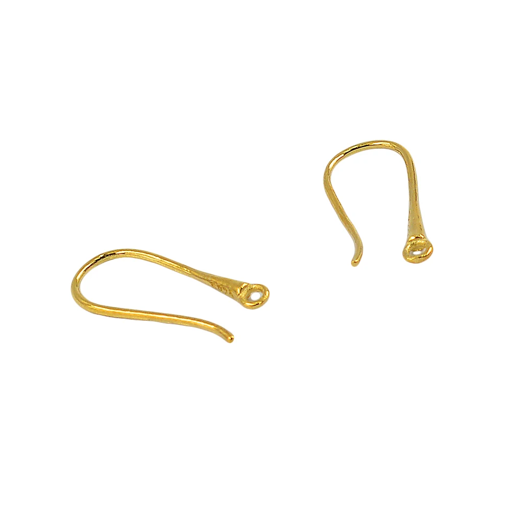1 Pair 925 Sterling silver color Ear Wire French Earwires French Dangle Earring Connector for Jewelry Making Accessories