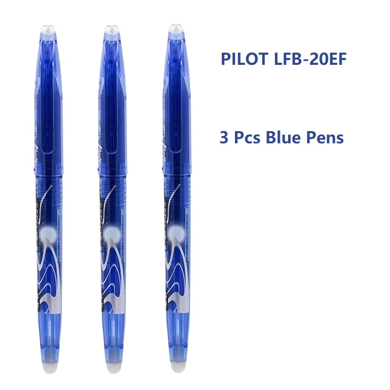 Pilot LFB-20EF 0,5 мм стираемая гелевая ручка BLS-FR5 совпадают Сменные стержни для ручек Канцелярские Принадлежности для письма - Цвет: 3 Blue Pens