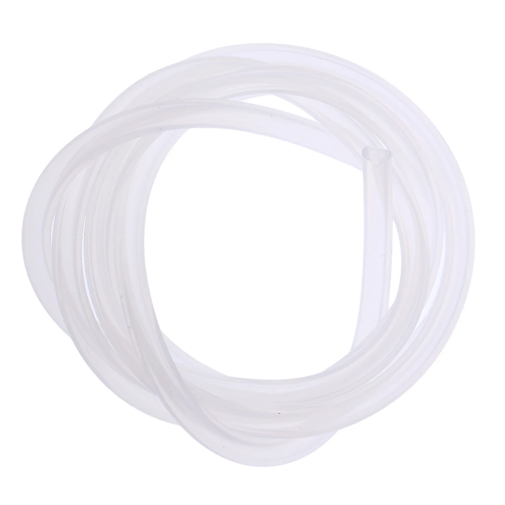 1x White Silicone Nitro Glow Fuel Line Tube Pipes 10cm/3.93inch RC Part Accessory