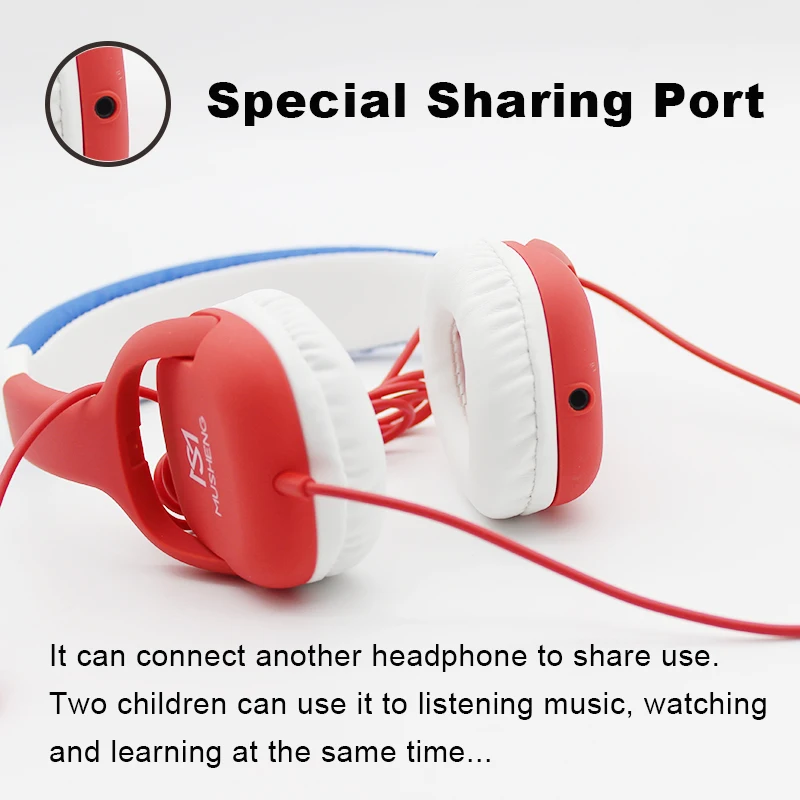 EasySMX Kids Headset Headphones 85 93dB Safe Volume Headset for PC iPad Smartphones MP3 Kids Headphone Boys Girls Best Gifts