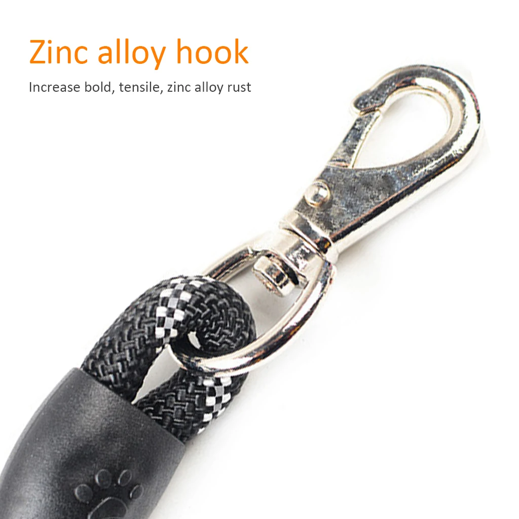 Reflective Dog Leash Nylon Rope Pet Running Tracking Leash Long Lead Dog collar Mountain Climbing Rope 3
