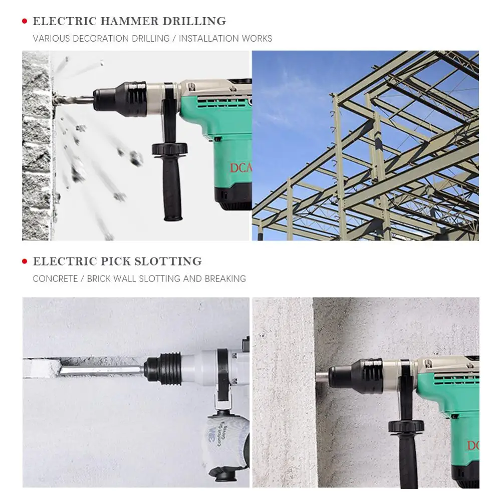 DCA Rotary Hammer Drill Demolition 