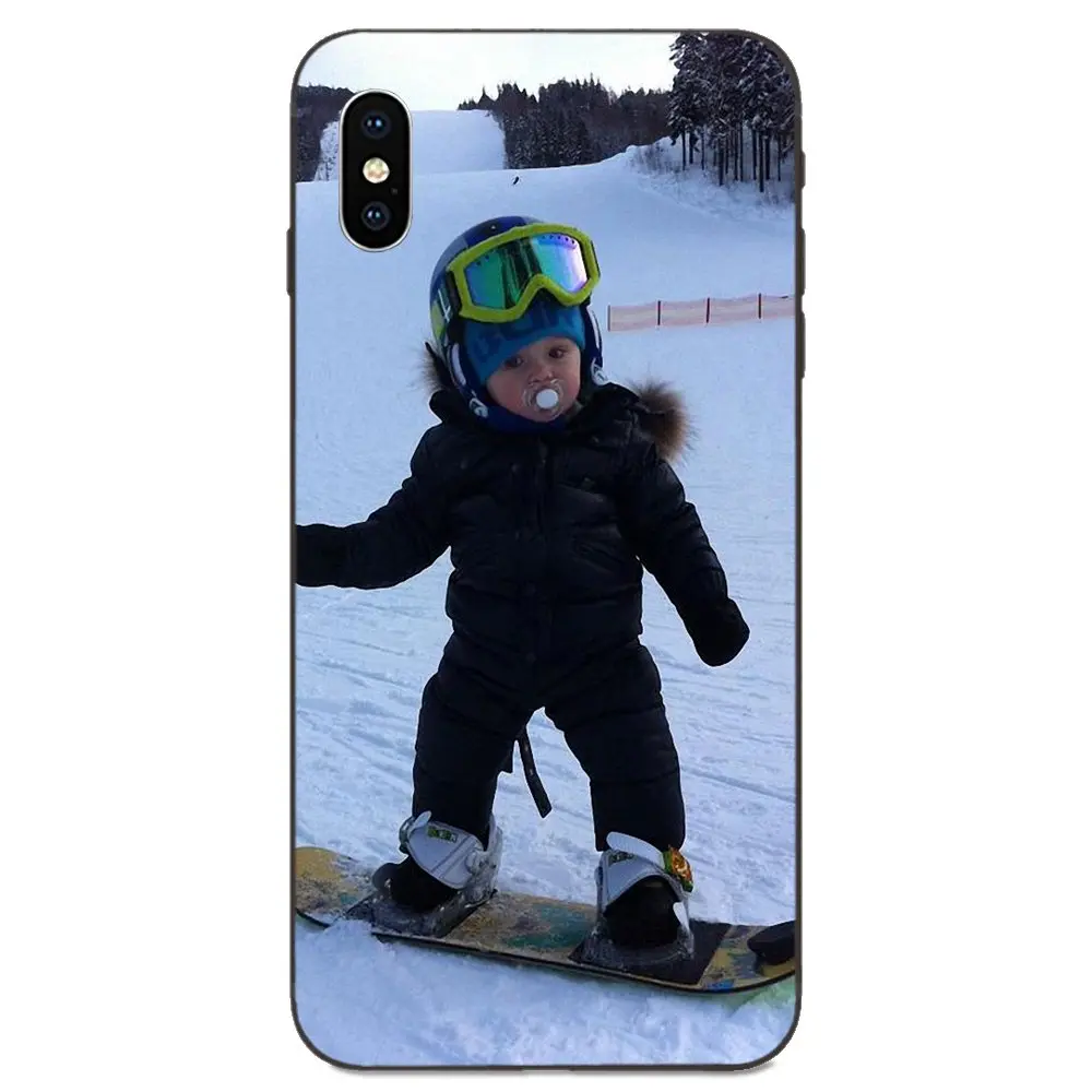 as picture Для Xiaomi Redmi Note 3 3 S 4 4A 4X5 5A 6 6A 7 7A K20 Plus Pro S2 Y2 Y3 чехол для телефона из мягкого силикона ТПУ с рисунком; Цвет Черный; модные чехол Крышка Сноубординг - Цвет: as picture