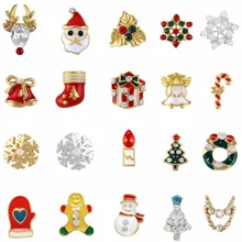 10 шт. золотые, серебряные металлические 3d бриллианты для дизайна ногтей Рождественские украшения Подвески для ногтей Блестящие Стразы для ногтей ювелирные изделия на Рождество