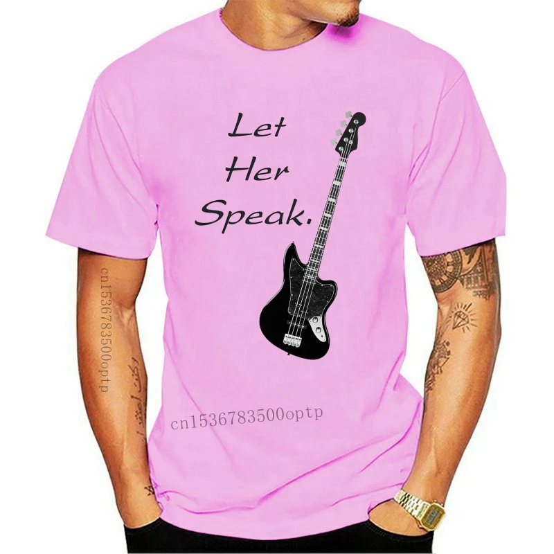 Cheap Rock T Shirt Men Guitar Bass Let 