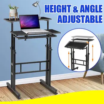 

Portable Adjustable Computer Desktop Table Lifting Movable Home Bedside Table Simple Student Bed Small Bedroom Small Table