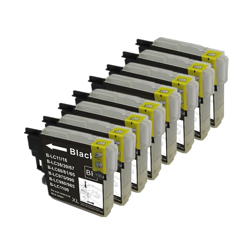 LC 39 60 975 985 чернильные картриджи MFC-255CW MFC-257CW MFC-J270W MFC-290C MFC-295CN MFC-490CN струйный принтер - Цвет: 8 BLACK