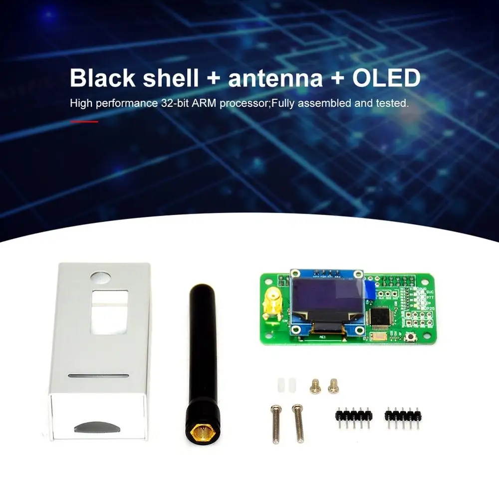 V1.7 MMDVM точка доступа Pi-Star антенна+ металлический чехол+ OLED+ MMDVM модуль точки доступа поддержка P25 DMR YSF для Raspberry pi