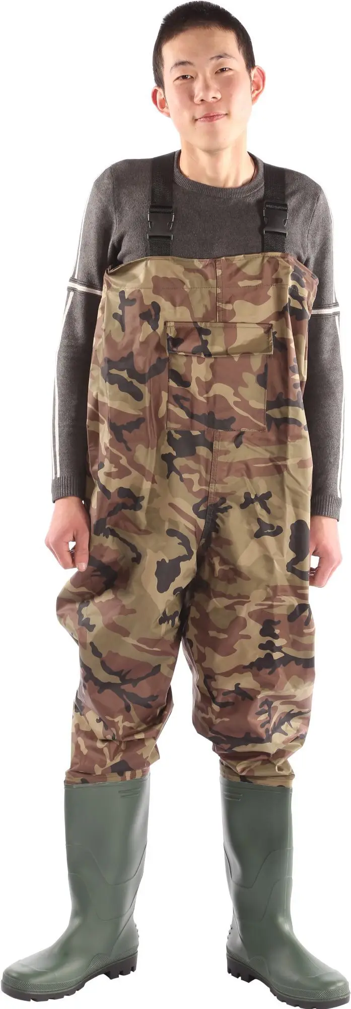 38 Bassland pants Siamese Breathable Quick Dry fishing suit waterproof clothing lightweight fishing clothes inside material smooth - Цвет: 38