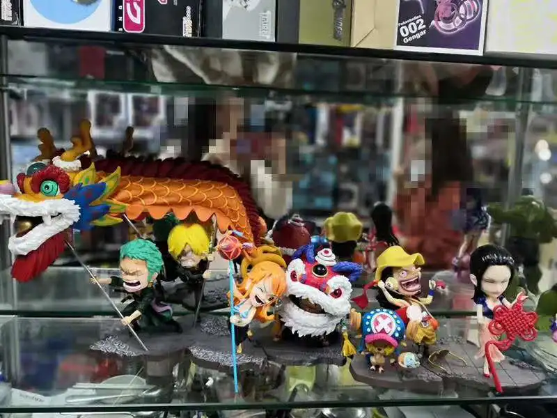 

One Piece/One Piece New Year GK Dance Dragon And Lion Luffy Sauron Sanji Na Mae Jo Bau SOAP Garage Kit Model