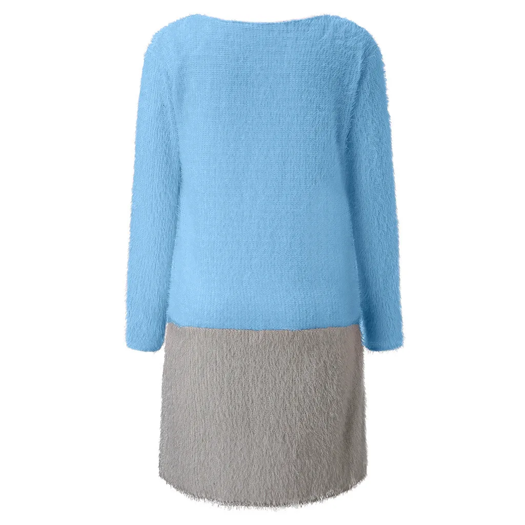 Pull femme nouveaute, женский свитер с длинным рукавом в стиле пэчворк, длинный вязаный кардиган, Рождественский свитер, верхняя одежда, свитер