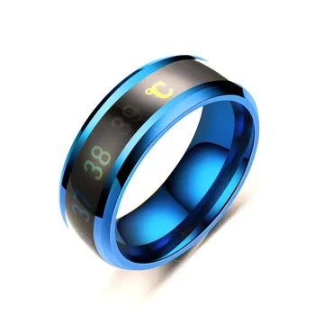 

Cold wind mermaid foam ring opening blue red tide student index finger tail ring crystal tear network