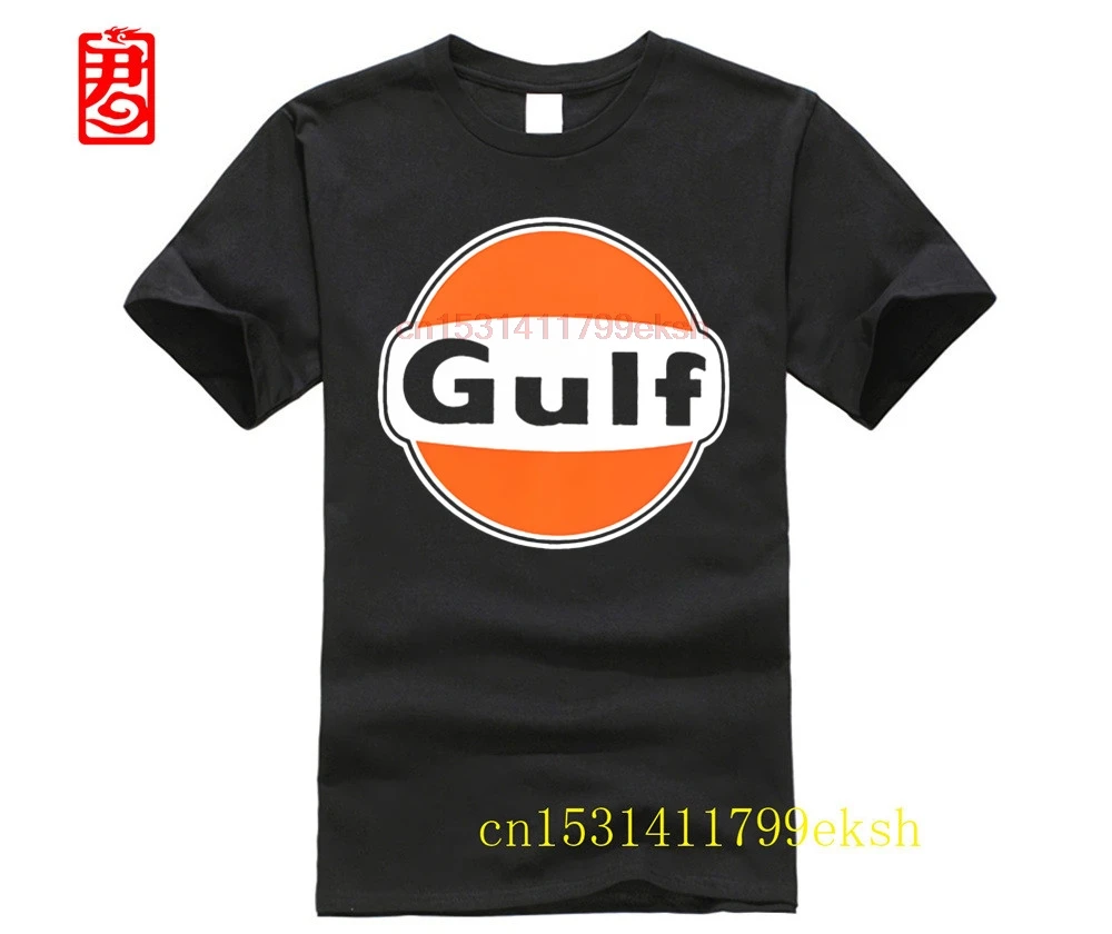 GULF OIL T SHIRT BLUE LE MANS XS S M L 