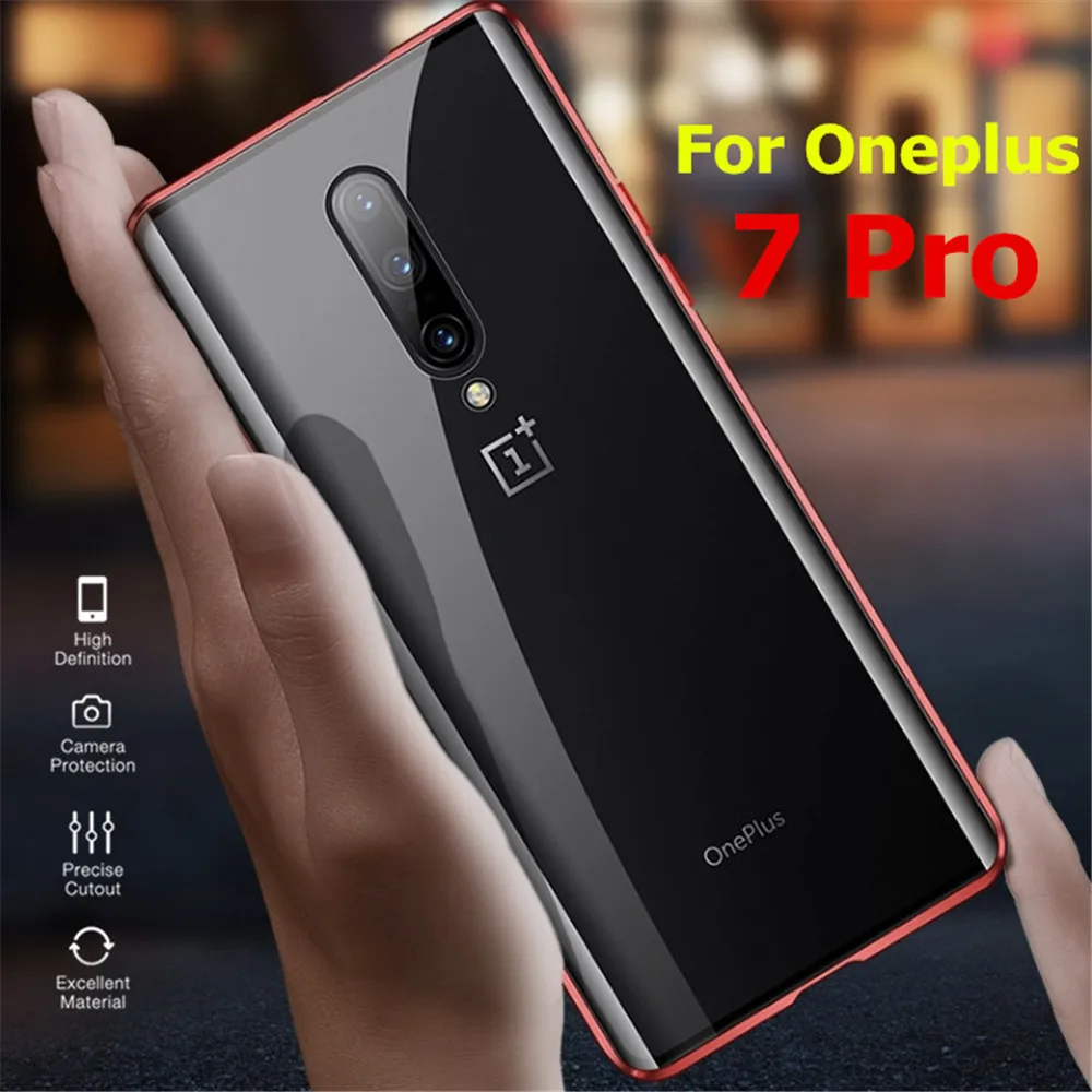 Магнитный адсорбционный флип-чехол для Oneplus 7 Pro Чехлы Защитные треперные стекла задняя крышка 1plus 7pro Pro7 Manget Coque бампер