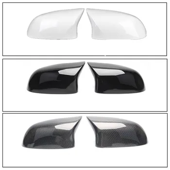 

1 Pair Carbon fiber For X5 F15 X6 F16 M Look type Mirror Cover For X3 F25 X4 F26 2014-2018 Rear Side View caps Mirror Cover
