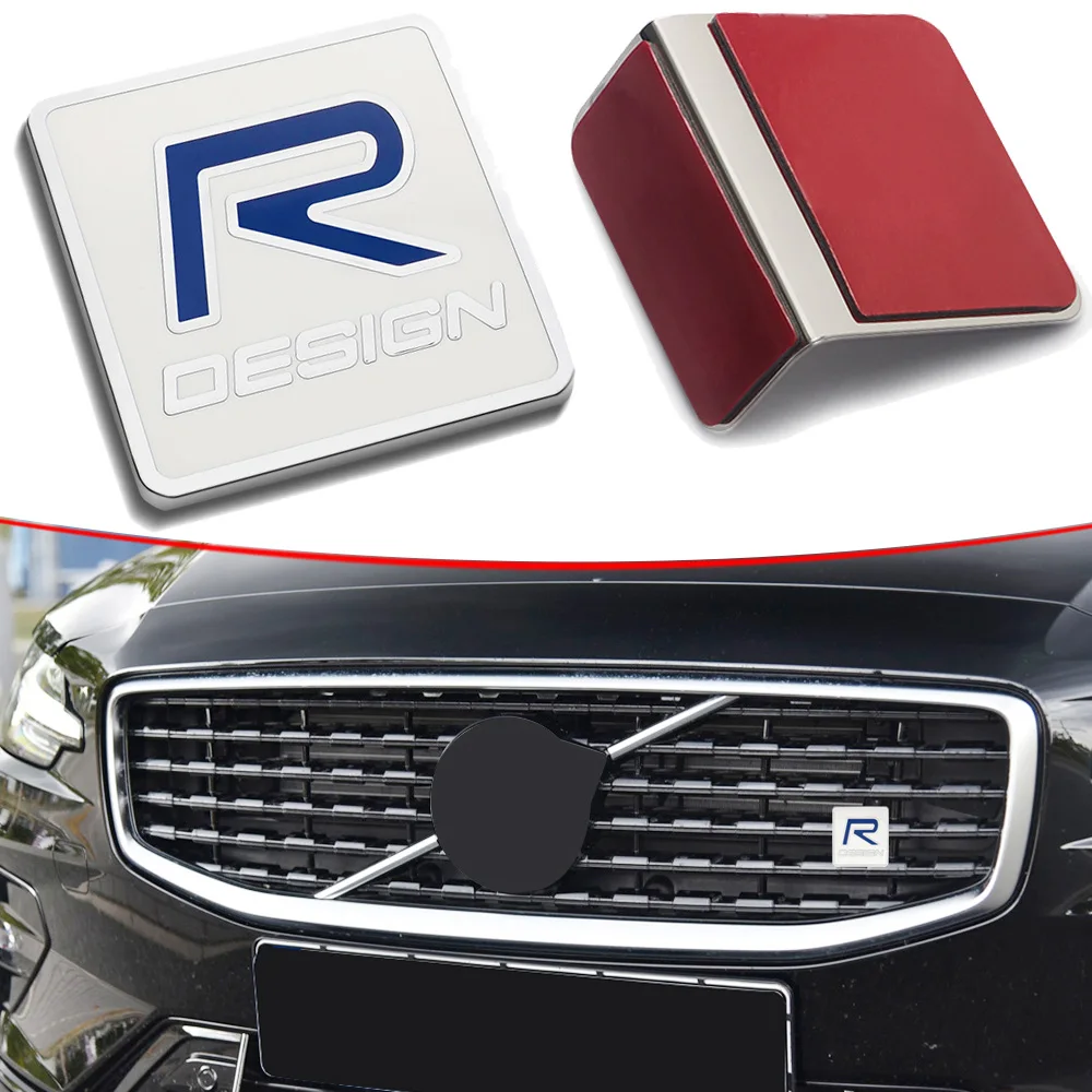 Наклейка R DESIGN на решетку багажника Volvo S40 S60 V40 V50 XC60 XC70 XC80 S90 C30 | Автомобили и
