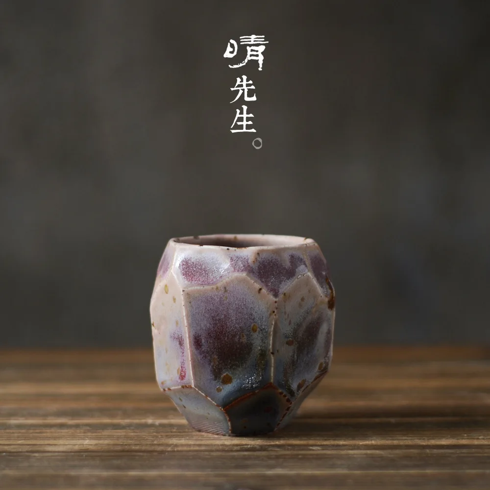 

Coarse Tao Fu Teacup Ceramics Master Cup Single Cup Jindezhen Tea Set Personal Sip Tea Cup Small Glass Manual