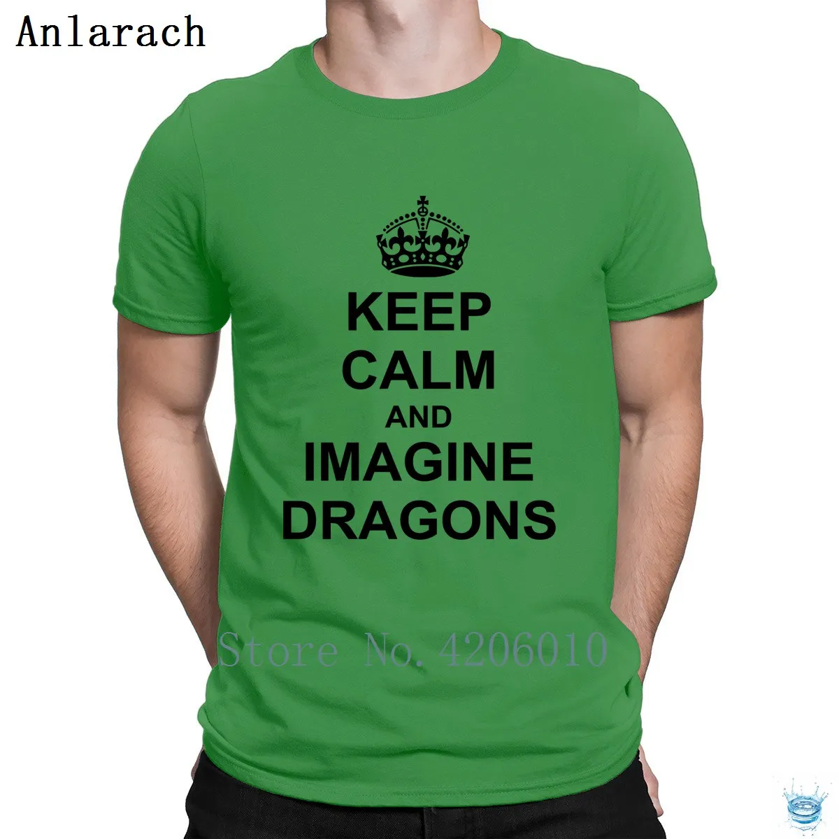 Keep Calm And Imagine драконы футболки Sunlight хип-хоп топы Лидер продаж создать мужские Футболки Веселый хлопок лучшие буквы Anlarach