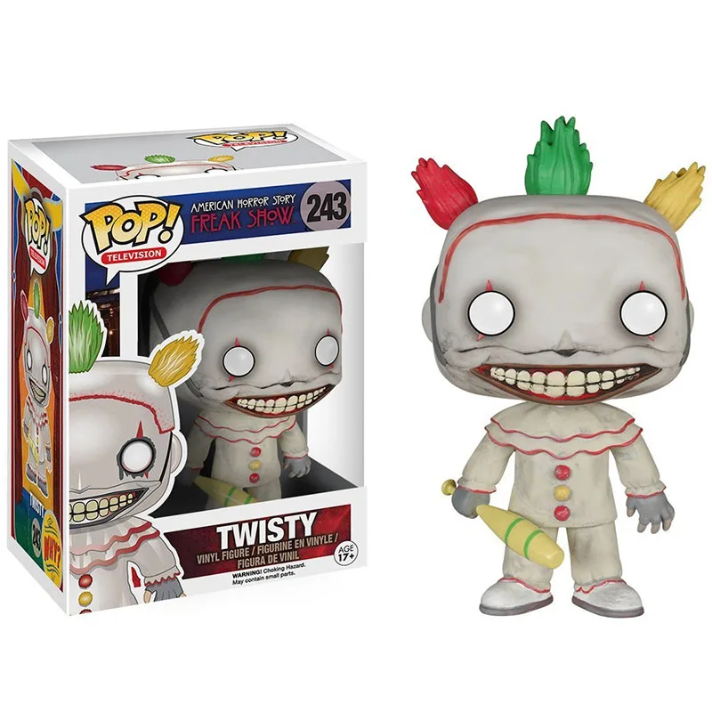 

Funko Pop American Horror Story Freak Show Twisty #243 Vinyl Figures Funko POP TV Twisty Action Figure Toys Gifts Collections