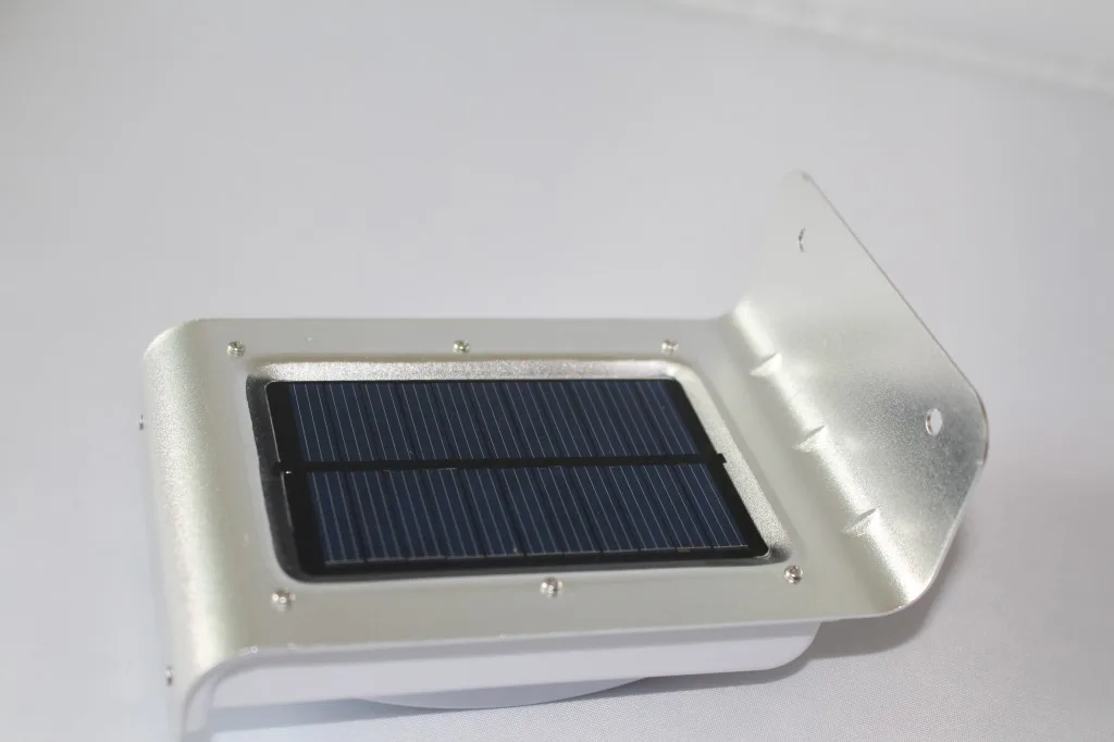 Солнечное освещение 16LED человеческого тела инфракрасное зондирование Ночная наружная настенная лампа Водонепроницаемая Ландшафтная лампа для двора маленькая уличная Lig