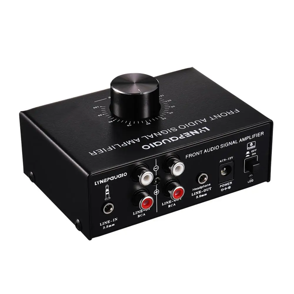 

Front Stereo Signal Amplifier Booster Headphones Speaker Amplifier Headset Dual-Audio Source