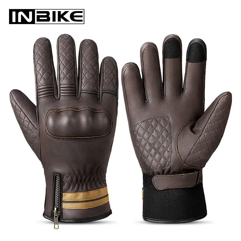 INBIKE Pro зимние термо Мотоциклетные Перчатки Водонепроницаемые мотоциклетные